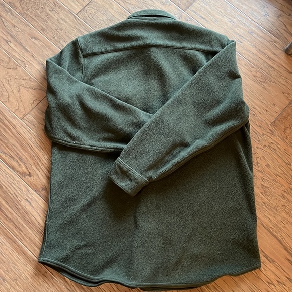 L.L Bean Mens fleece button down shirt size large - Picture 4 of 4